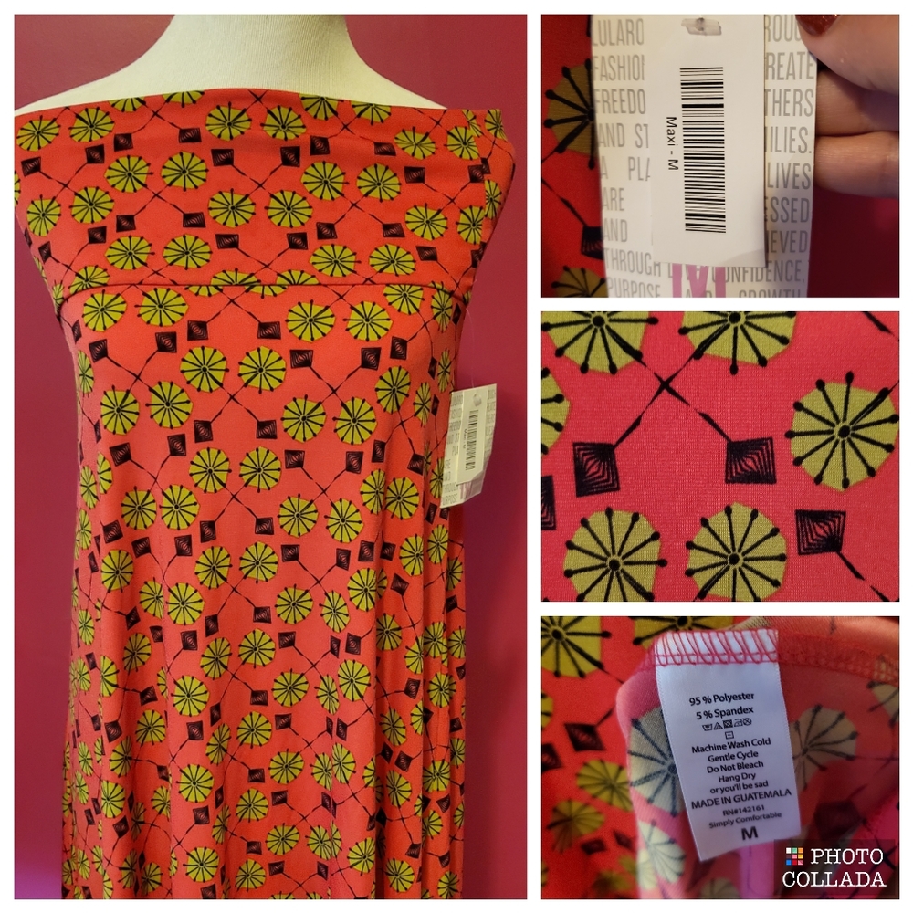 Sz. M Lularoe Maxi skirt nwt